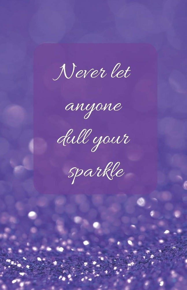 Never Let Anyone Dull Your Sparkle | A5 Notebook/Journal/Diary/Planner/To do | P