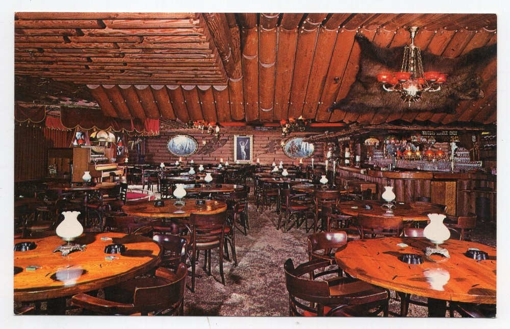 1960s? Chrome - Restaurant, North Woods Inn - San Gabriel, California