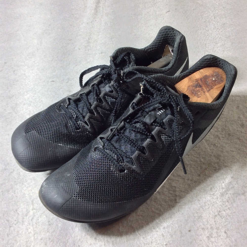 Nike Zoom Rival Multi Track & Field Cleats Mens Sz 9 Black Silver DC8749-001 EUC