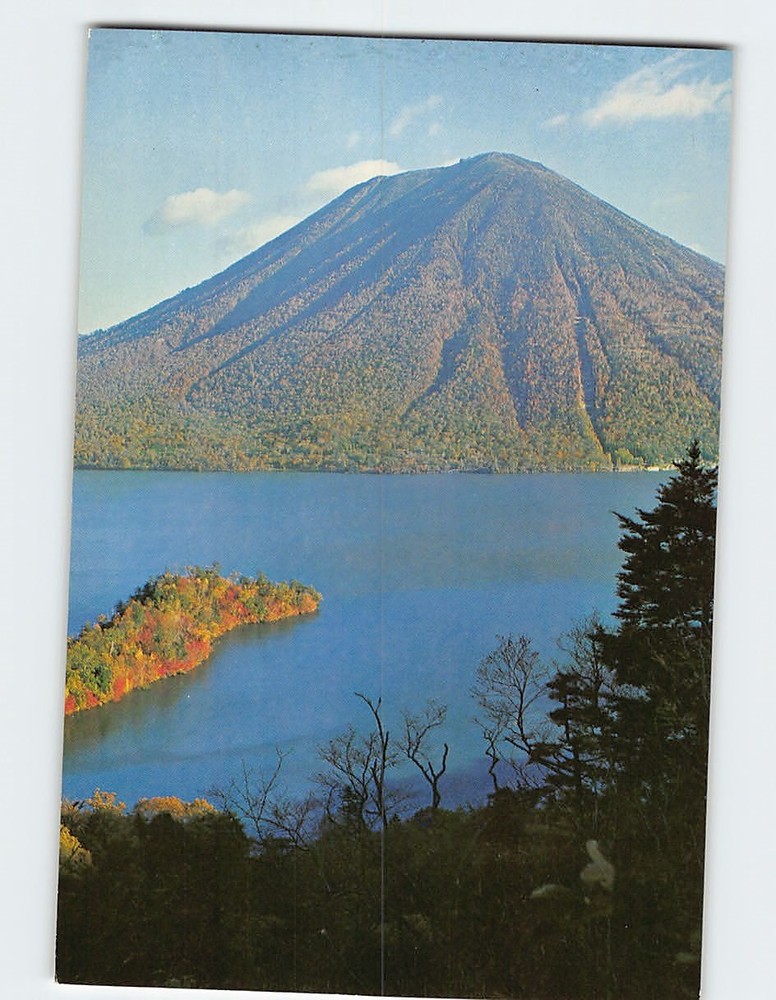Postcard Lake Chuzenji & Mt. Nantai Japan