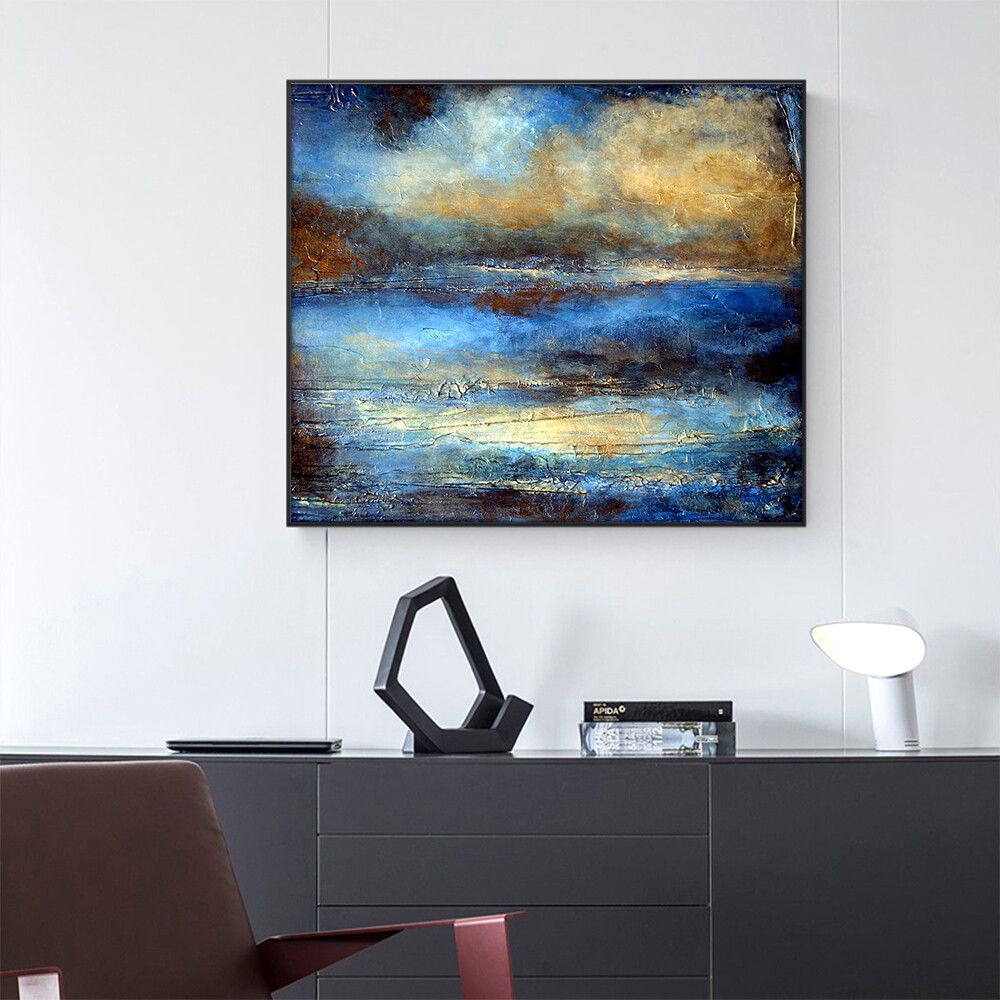 Modern Abstract Hand Painted Oil Painting On Canvas Wall Art Picture Painting