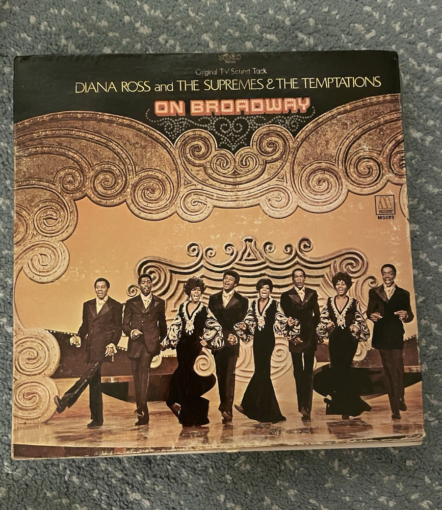 Diana Ross The Supremes & The Temptations On Broadway Motown MS699 Stereo