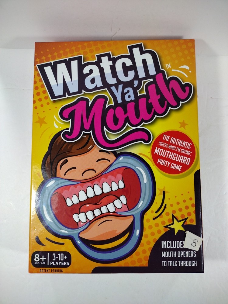 Watch Ya' Mouth Game See Description. Pre-owned 8 Mouth Pieces Left.  Fun/ Kids