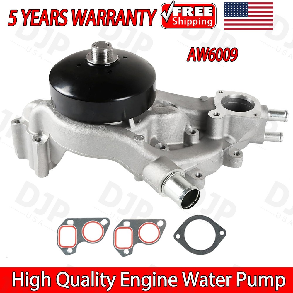 AW6009 Water Pump For Chevy Silverado Tahoe Suburban GMC Sierra 1500 4.8L 5.3L