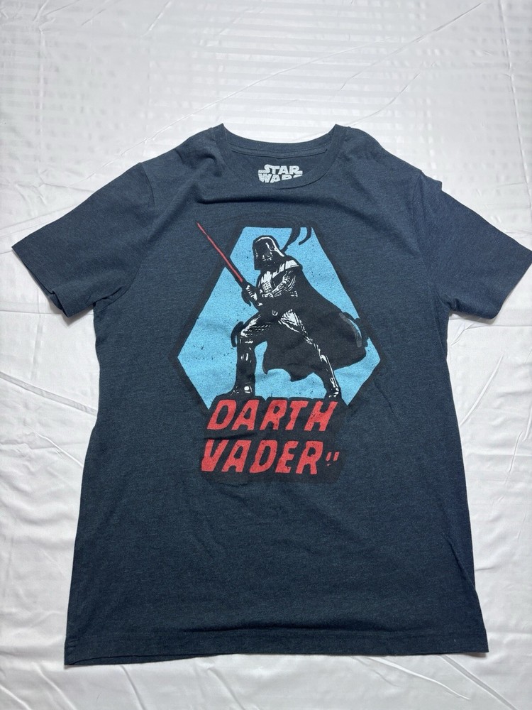 Jem Men's Star Wars Darth Vader T Shirt Turquoise Medium 🔥 Nice