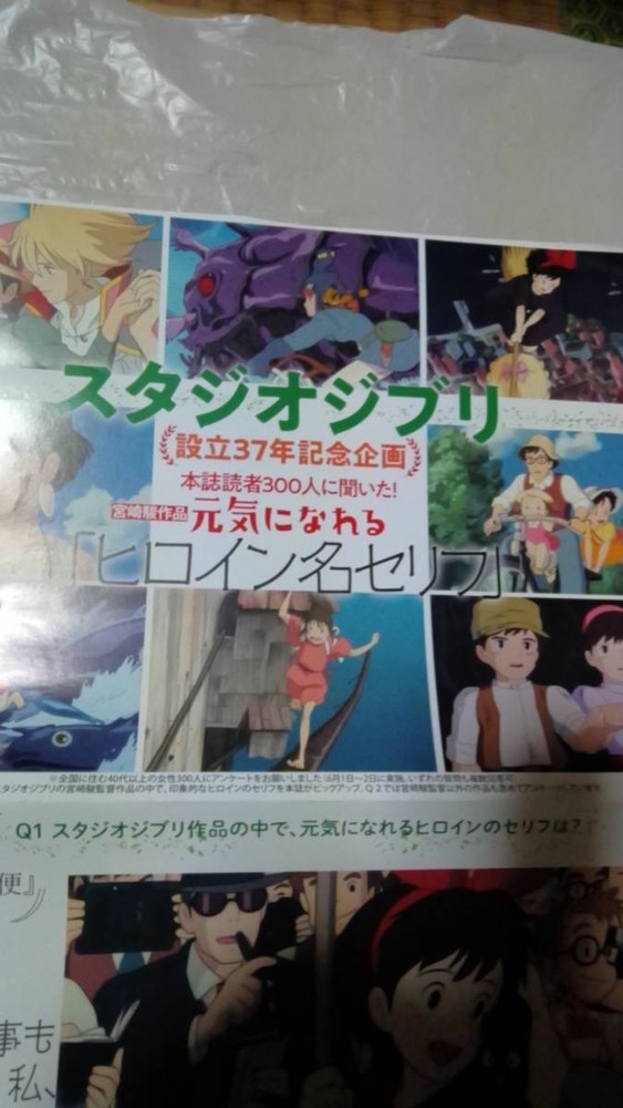 Ghibli Hayao MiyazBKi Works Heroine Inspiring Famous Lines Poster V4