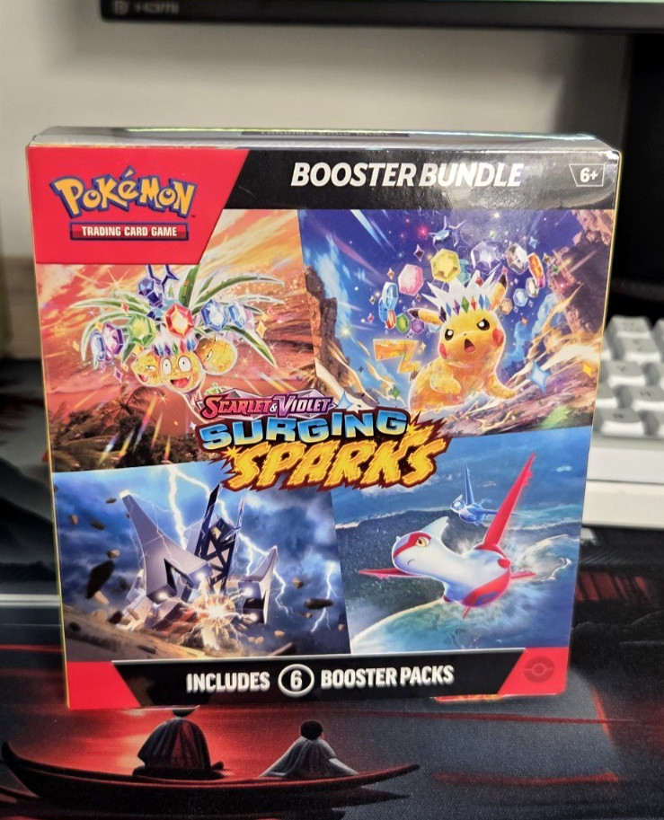 Pokemon Surging Sparks Booster Bundle Scarlet & Violet Factory Sealed 6x Packs