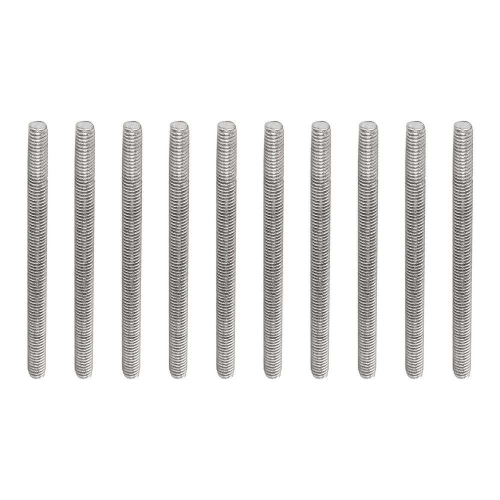 Fully Threaded Rod [for Clamps and U-Bolts] - M4x70mm /Silver/10Pack