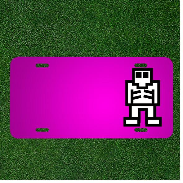 Custom Personalized Car License Plate With Add Names To Death Dead Skeleton