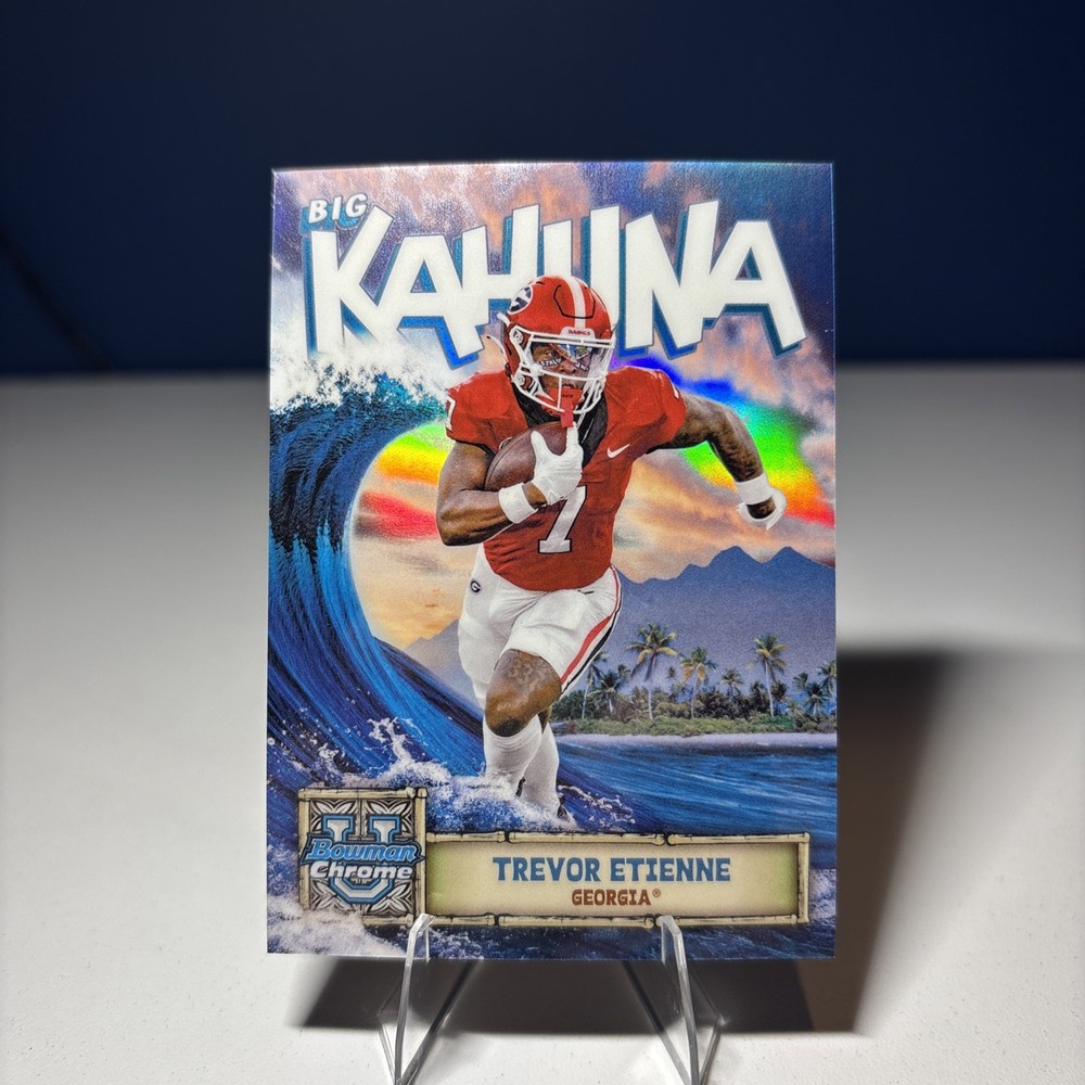 2024 Bowman Chrome University Trevor Etienne Big Kahuna Georgia