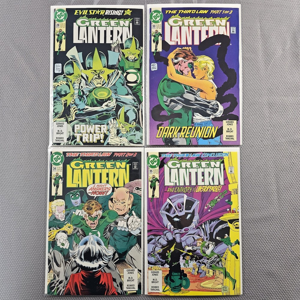 Green Lantern #29 #33-#35 DC Comics 1992-93 Lot Of 4 Issues With New B&Bs READ⬇