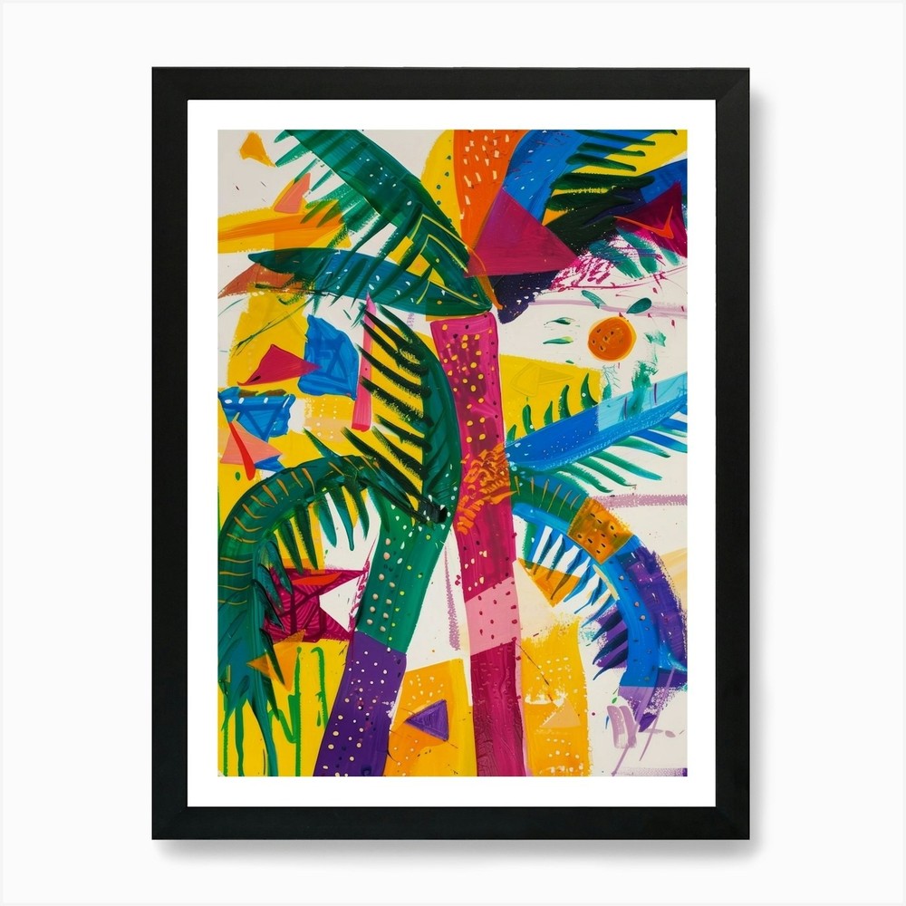 Palm Trees 77 Art Print Framed Wall Art Poster Canvas Print Picture