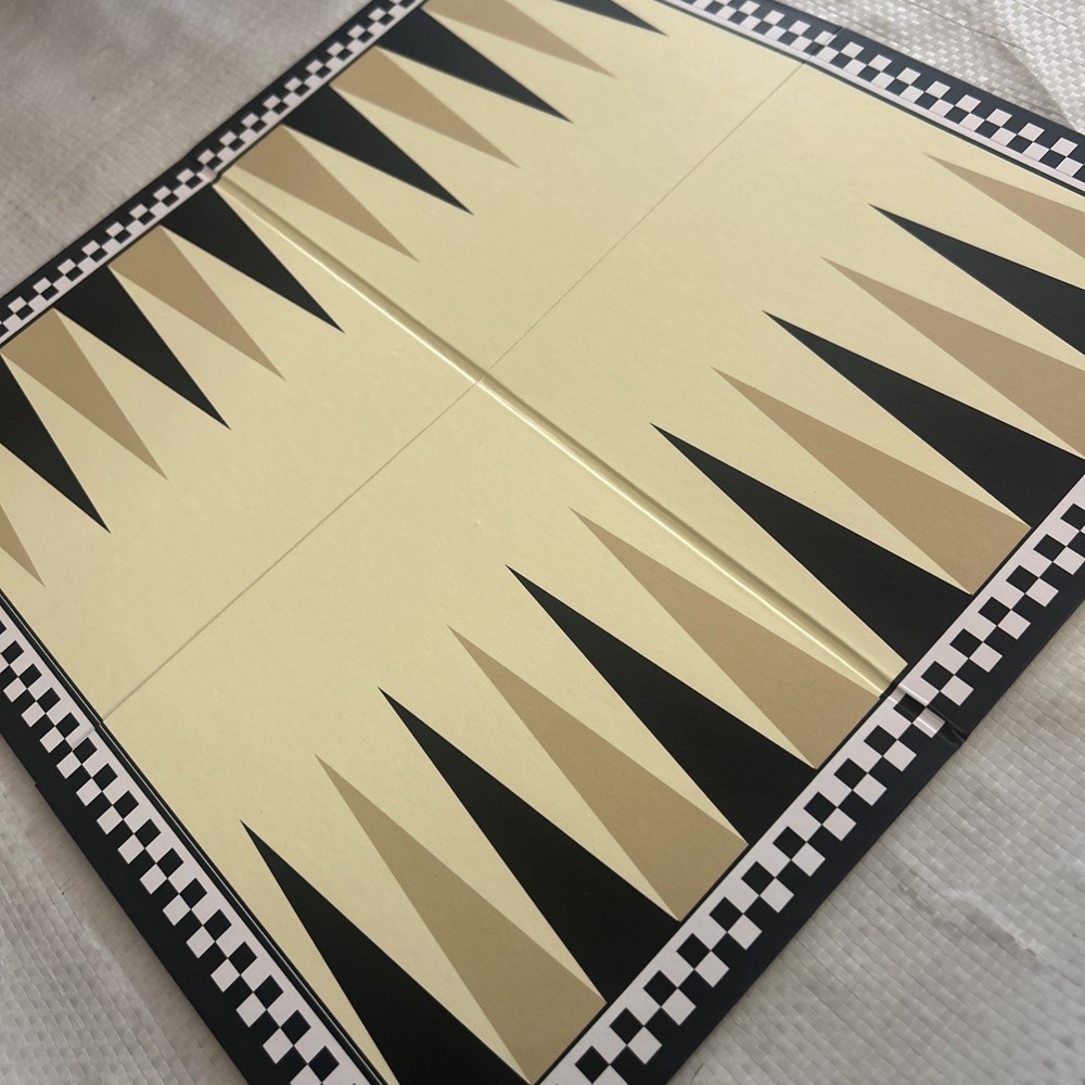 Backgammon Replacement Folding Game Board – Pip Games 14” x 14”