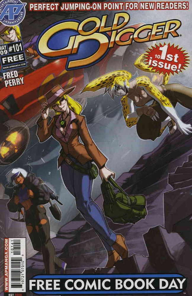 Gold Digger 3rd Series #101 VF/NM Antarctic Fred Perry FCBD Comic