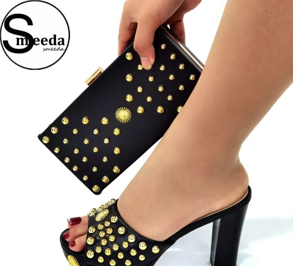 Elegant Women’s Sandals and Purse Set from Smoke-Free Home