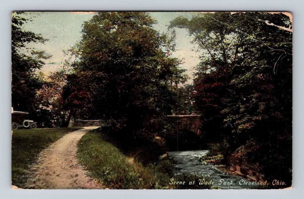 Cleveland OH-Ohio, Scene At Wade Park, Antique, Vintage c1910 Souvenir Postcard