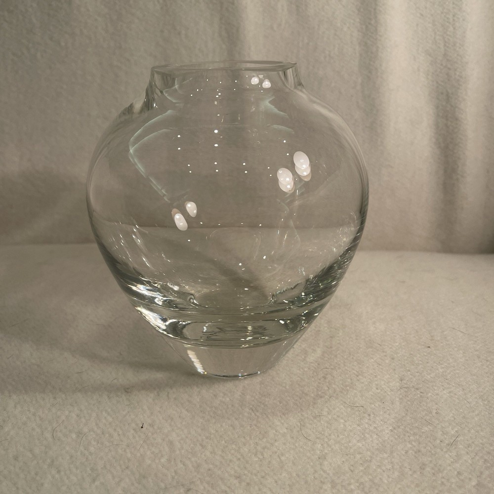 Heavy Lead Crystal Krosno Poland Bud Vase