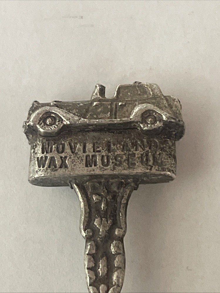 Movieland Wax Museum Vintage Souvenir Spoon Collectible