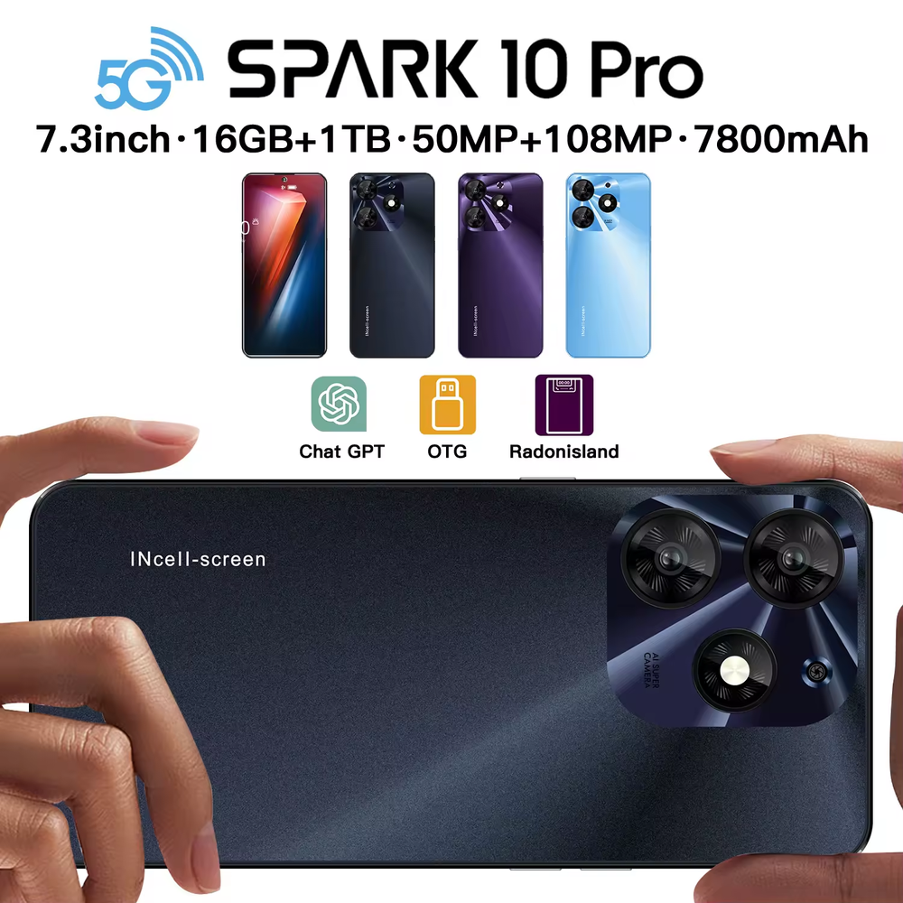 Global SPARK 10 PRO Android 5G Smartphone 7.3