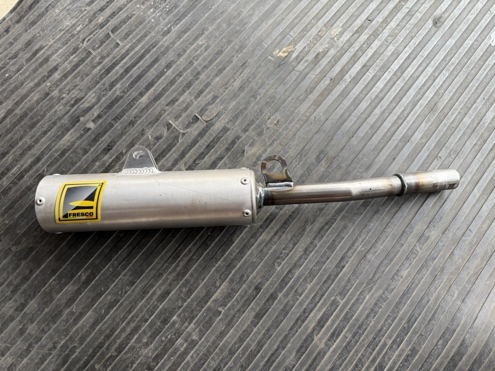 Honda CR125 CR 125 Fresco Exhaust Muffler 1988 88 Silencer Pipe Cone 1987