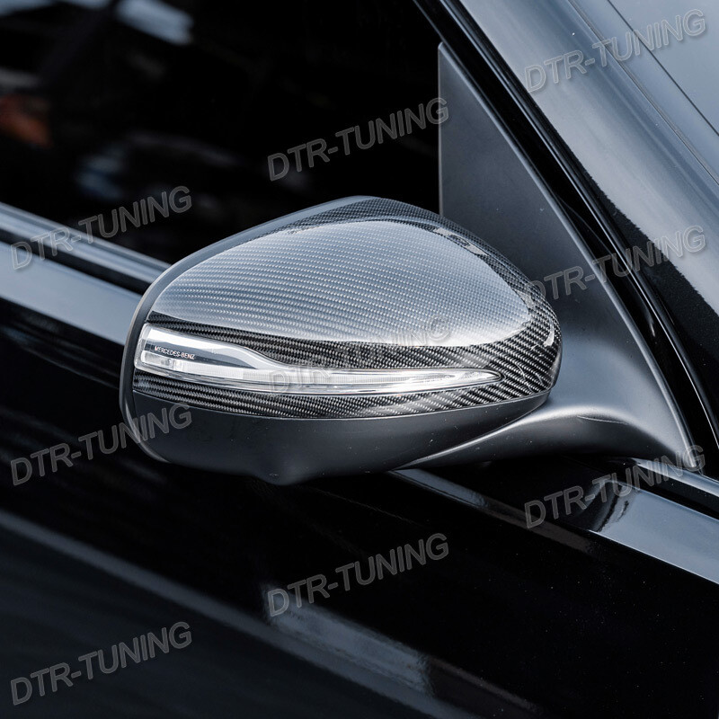 Carbon Fiber Side Mirror Covers For Mercedes W167 X167 GLE SUV Coupe 2019-2025