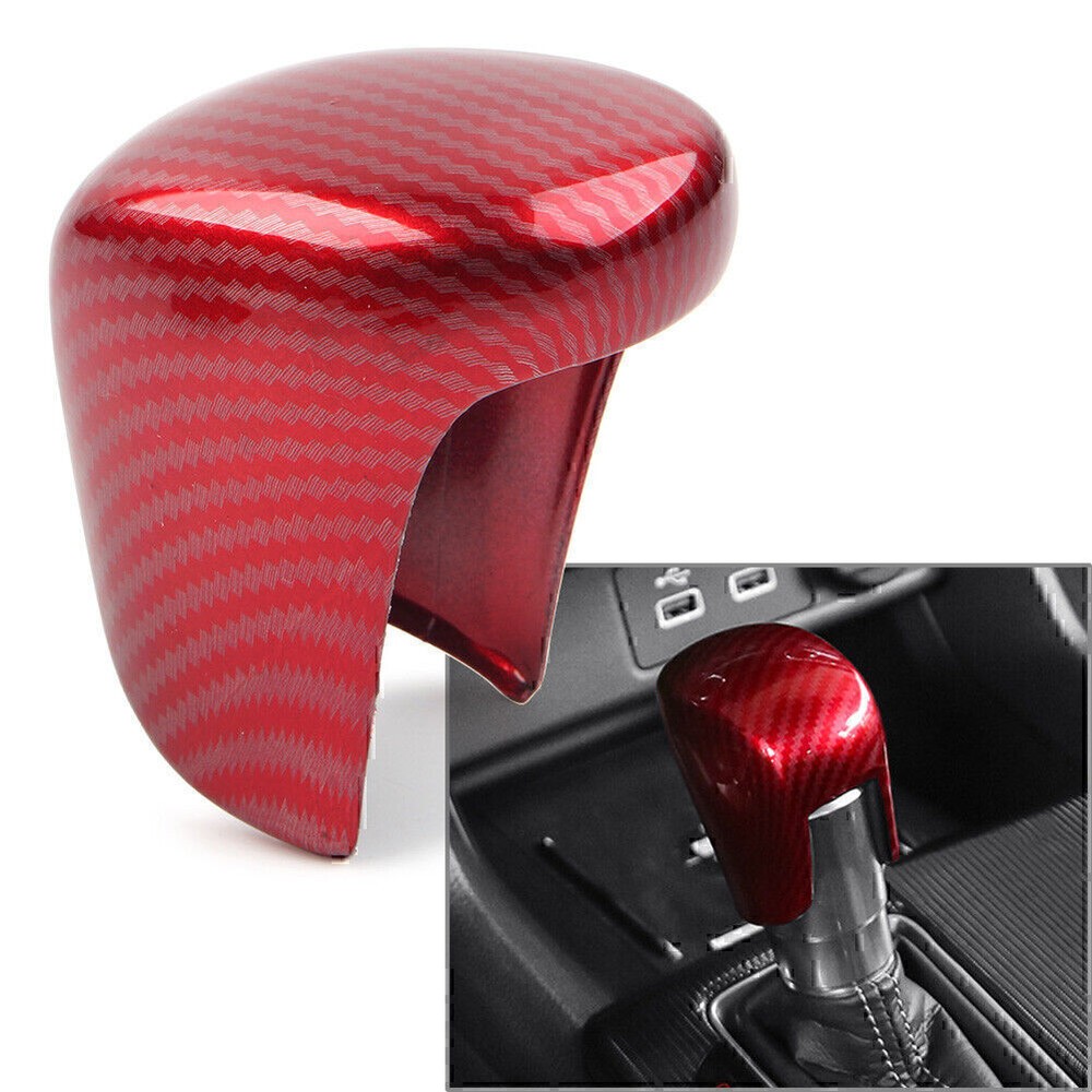 Red Car Interior Gear Shift Knob Head Trim Cover For Honda Civic 11th 2022 Up