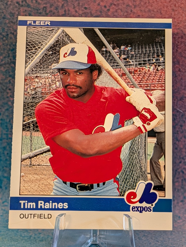 1984 Fleer #281 Tim Raines