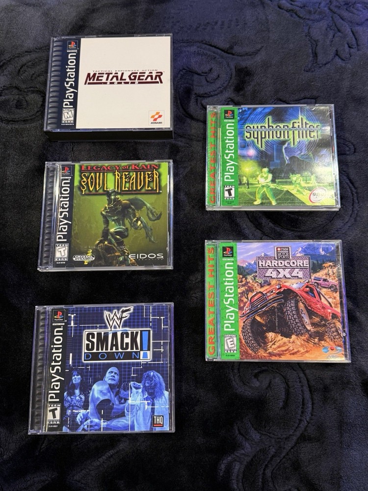 PlayStation 1 Game Lot, Tested And Working + All Complete