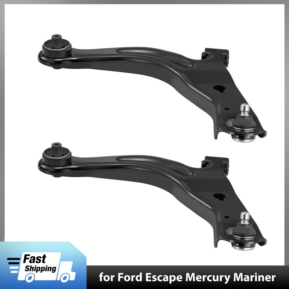 Pair (2) Front Lower Control Arms w/ Ball Joints for Ford Escape Mercury Mariner