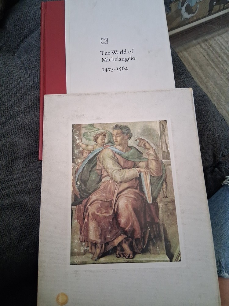 The World of Michelangelo Time-Life Library of Art Hardcover w/ Slip Case 1966