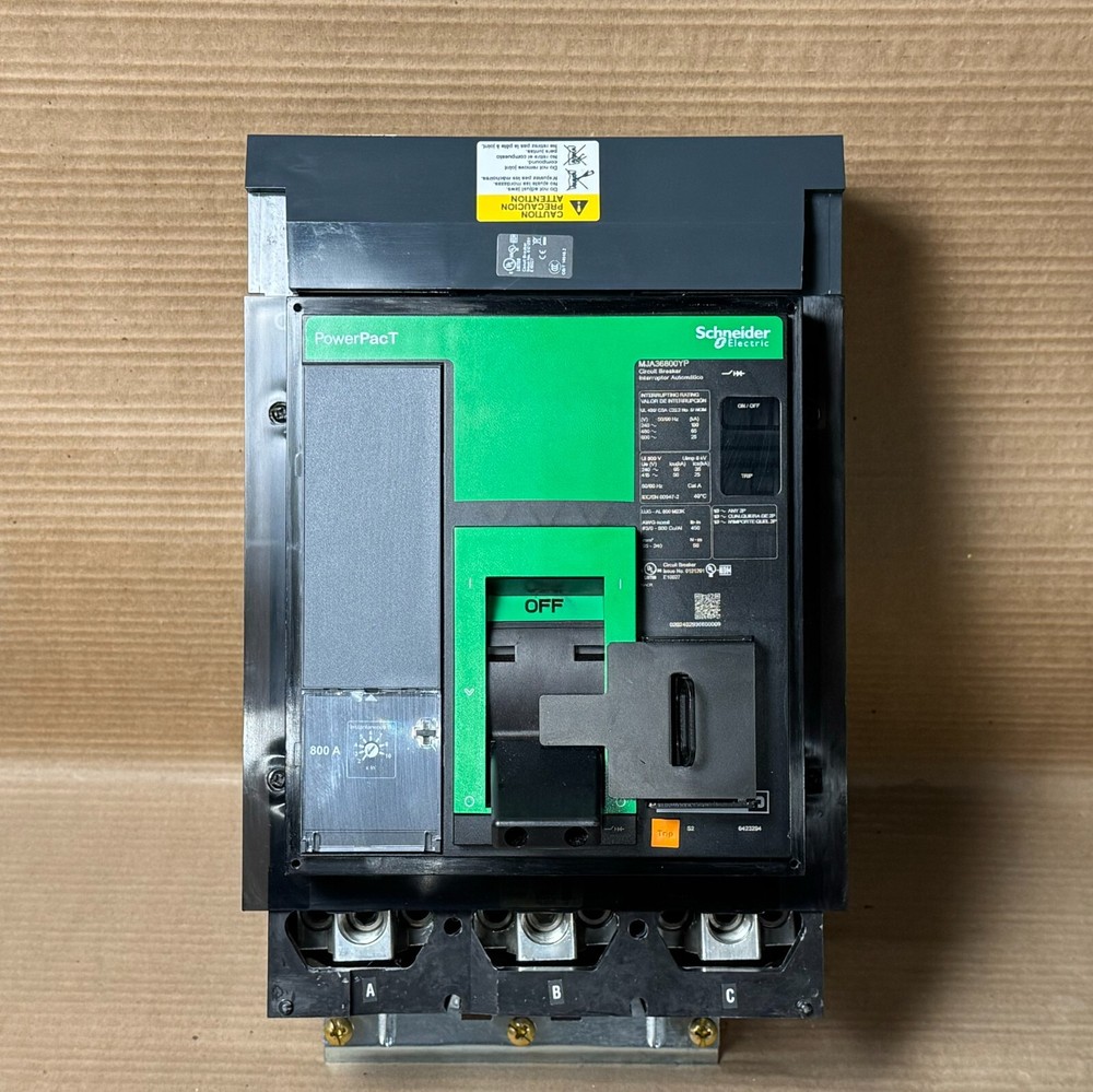 NEW SQUARE D MJA MJA36800YP 3 Pole 800 Amp 600V Circuit Breaker Flawed #44 NTO