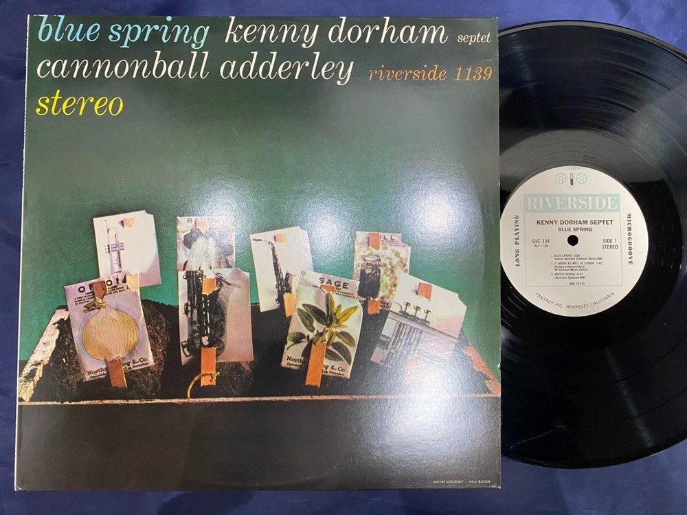 KENNY DORHAM BLUE SPRING RIVERSIDE OJC-134 STEREO US Vinyl LP