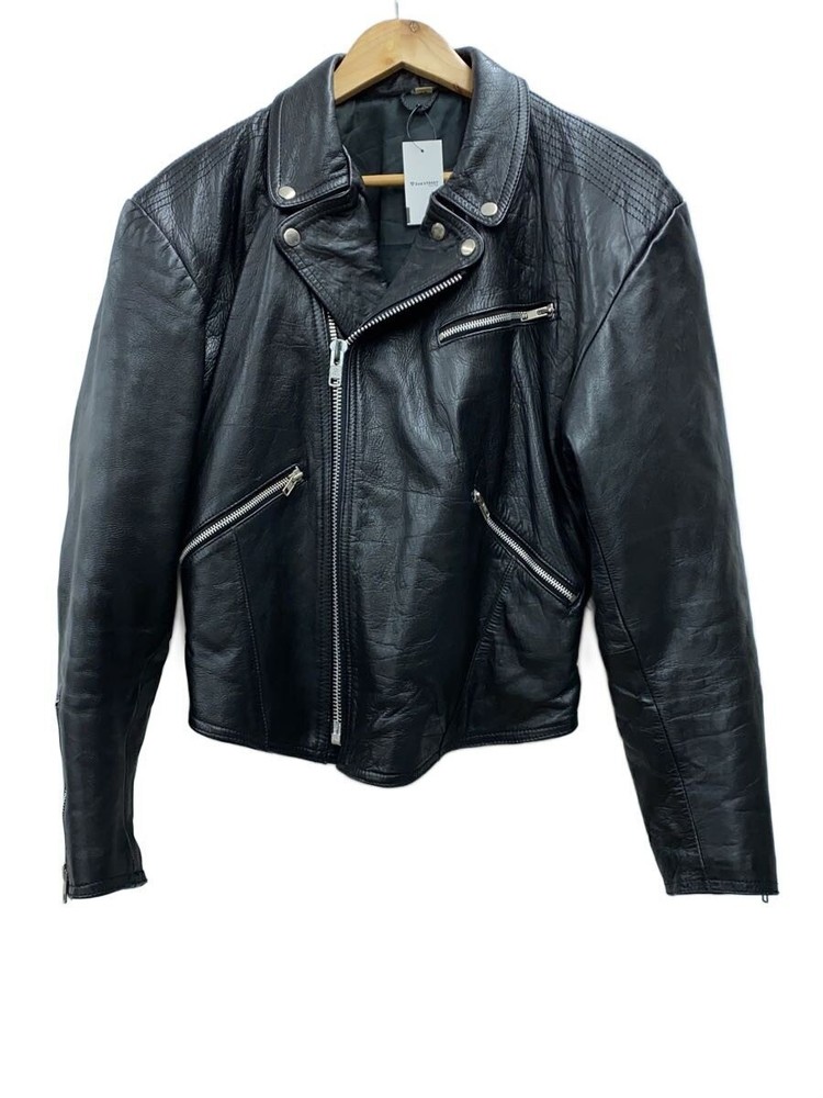 Motodress/Double Riders Jacket/50/Leather/Blk/Plain 51801