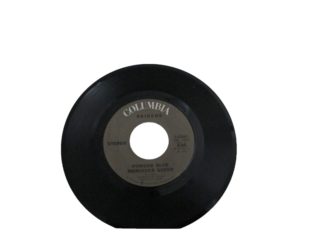 45 RECORD - RAIDERS - POWER BLUE MERCEDES QUEEN