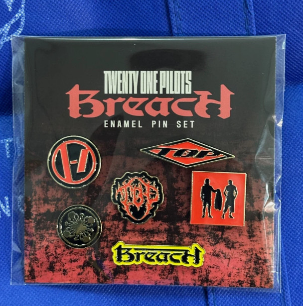 Twenty One Pilots 2025 Pin 2025 Breach Tour Lapel Pin Set Official New gift