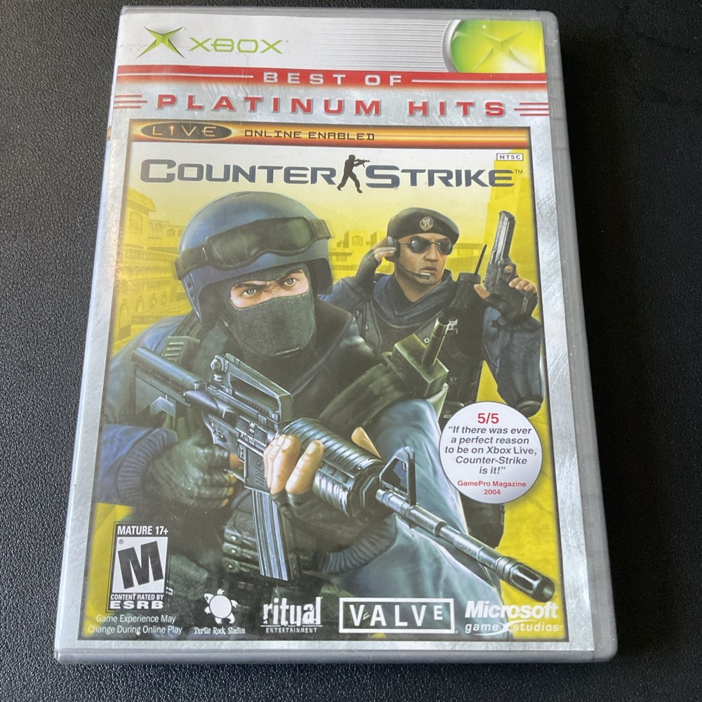 Counter-Strike (Microsoft Xbox, 2003) Completo/con Manual En Caja Envío Rápido