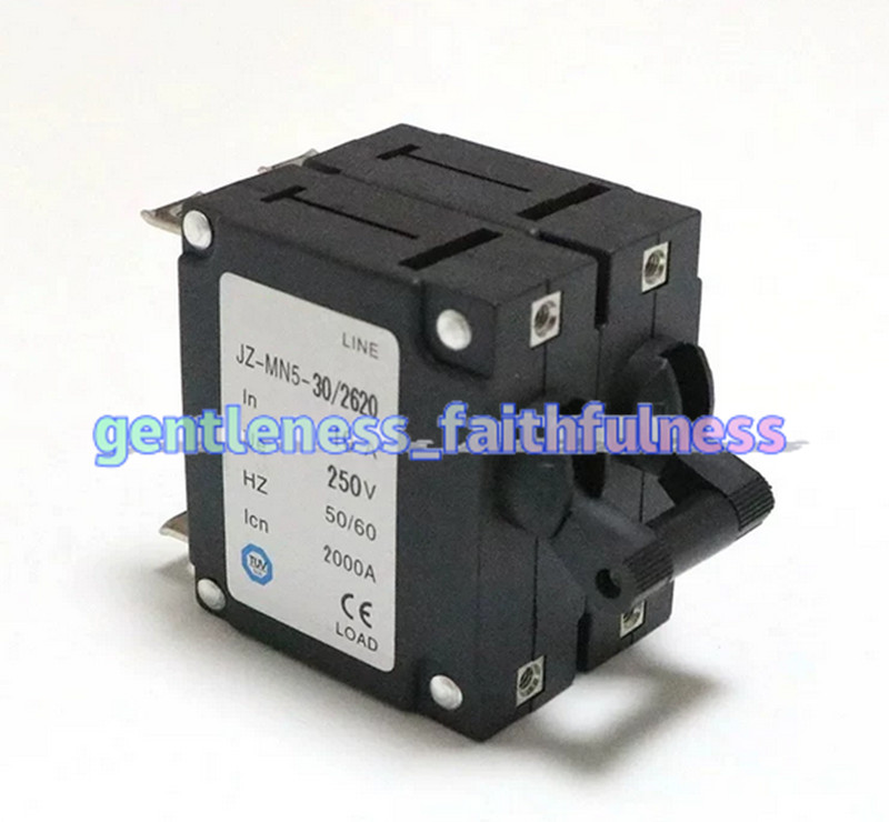 1PC JZ-MN5-30/2620 Hydraulic Magnetic Circuit Breaker 2P Equipment Protector