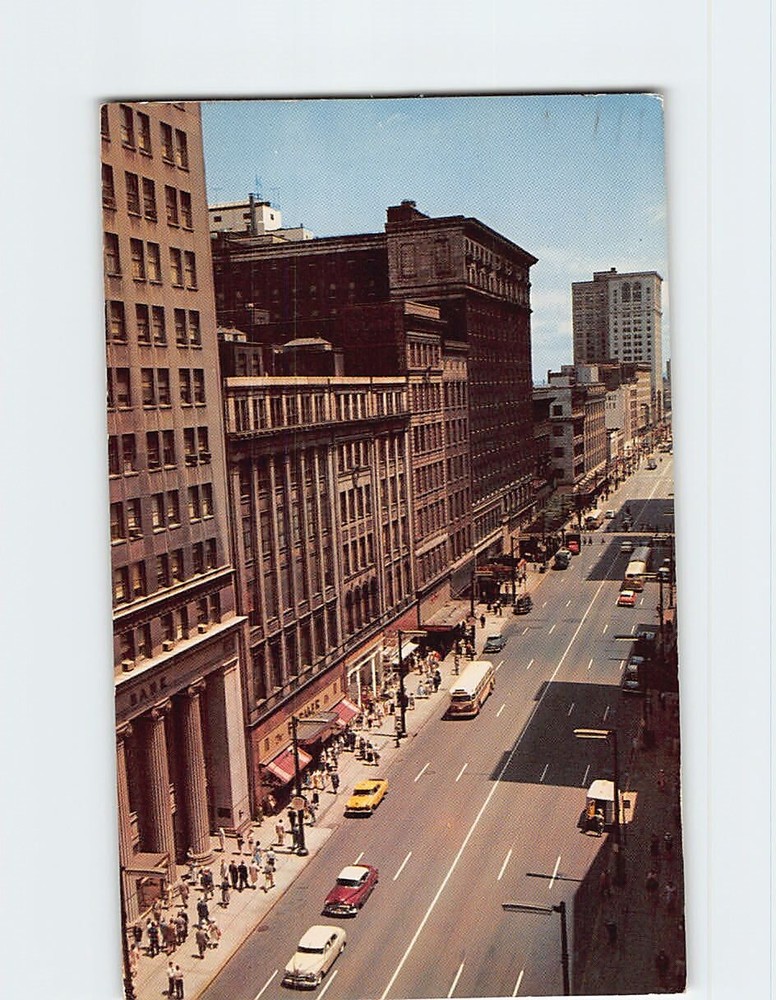 Postcard Euclid Avenue Cleveland Ohio USA