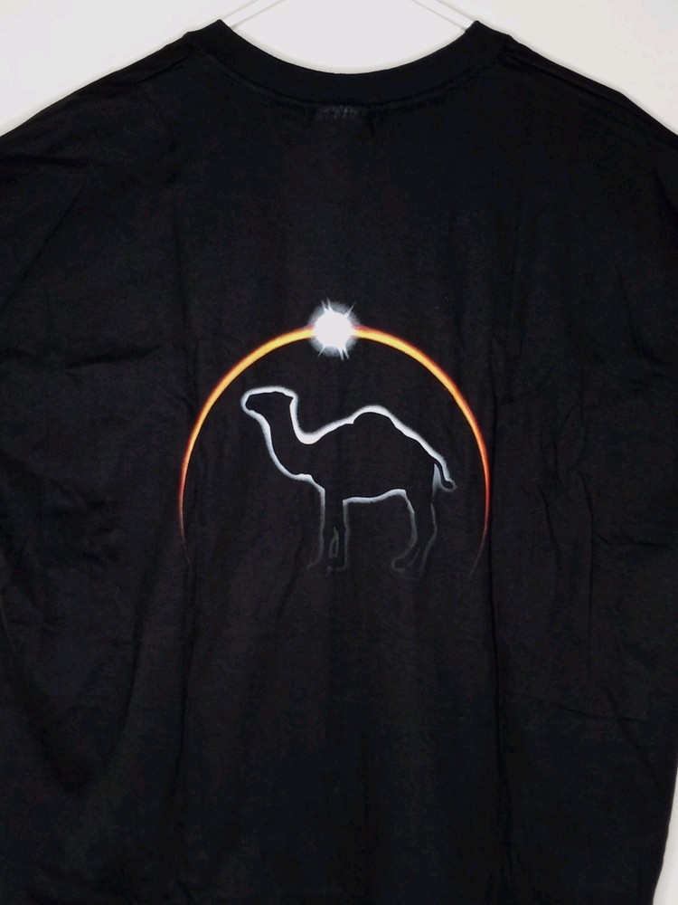 (Deadstock) Vintage 90's Camel Cigarettes Graphic Pocket T Shirt XL Black Promo