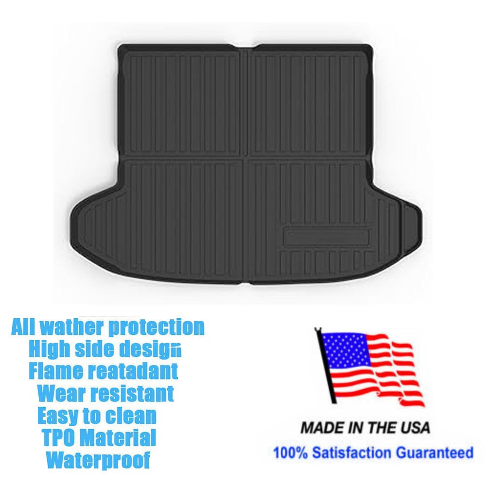 Black TPO Trunk Tray Boot Liner Floor Cover Mat for KIA Sportage 2023 2024 2025