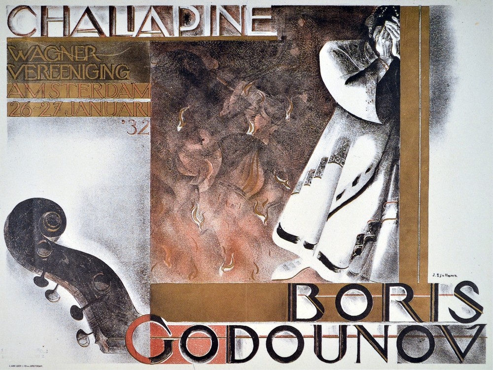 Wagner Vereniging Boris Godounov Dutch Movie Decor. Graphic Art Design. 4072