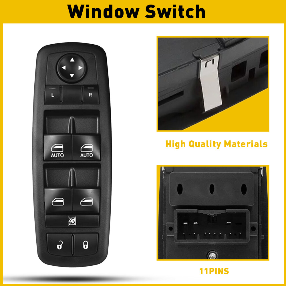 Master Power Control Window Switch For 2017-2019 Chrysler Pacifica 68262253AC