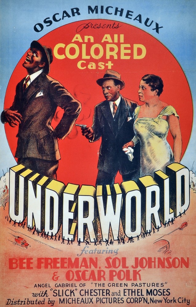 Oscar Micheaux in Underworld. Movie Decorative. Home Graphic Art Design 4048