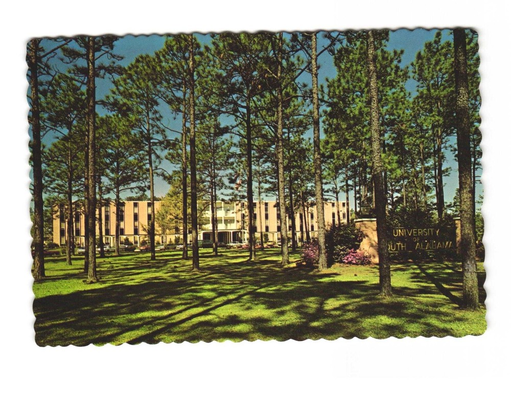 University of South Alabama Mobile Alabama VTG postcard UNP Administration