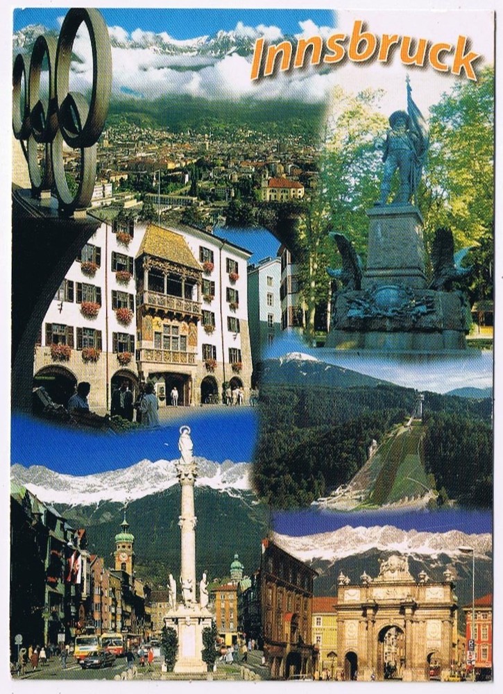 Postcard Greetings From Innsbruck Tirol Austria