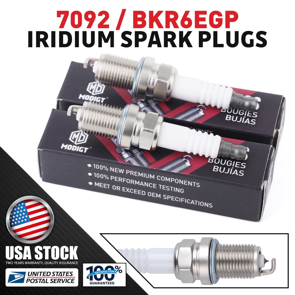 6 NGK 7092 Iridium BKR6EGP Spark Plugs for Acura VW Lexus