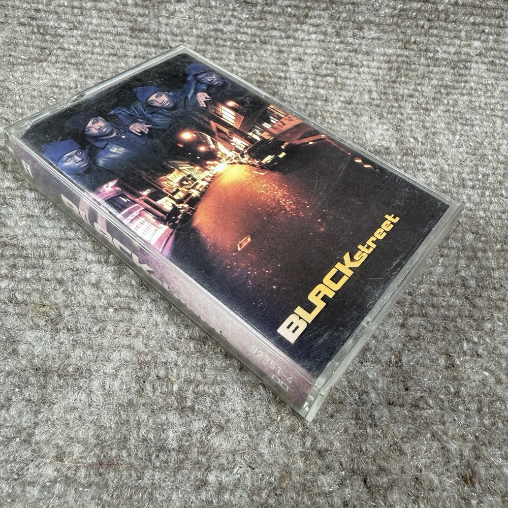 90s BLACKSTREET Rap Cassette Tape Self Titled 1994 Interscope Hip Hop Old School