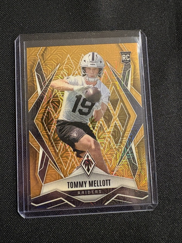 Panini Phoenix 2025 Tommy Mellott Rookie #227 Las Vegas Raiders NFL GOLD /10