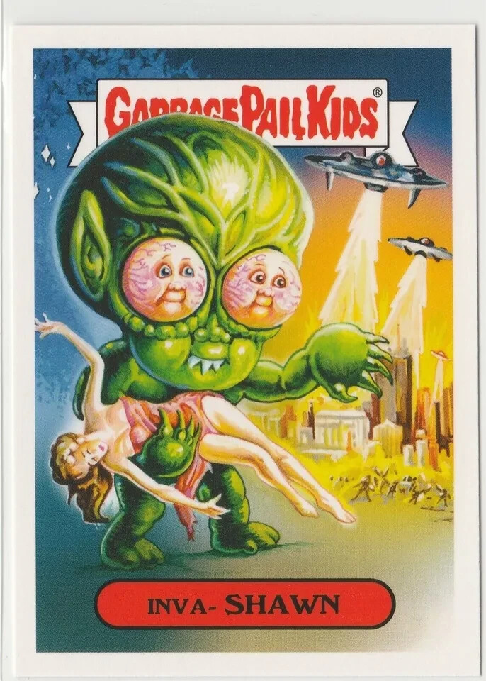 Inva-Shawn #12b Garbage Pail Kids GPK 2018 Oh the Horror-ible Trading Card