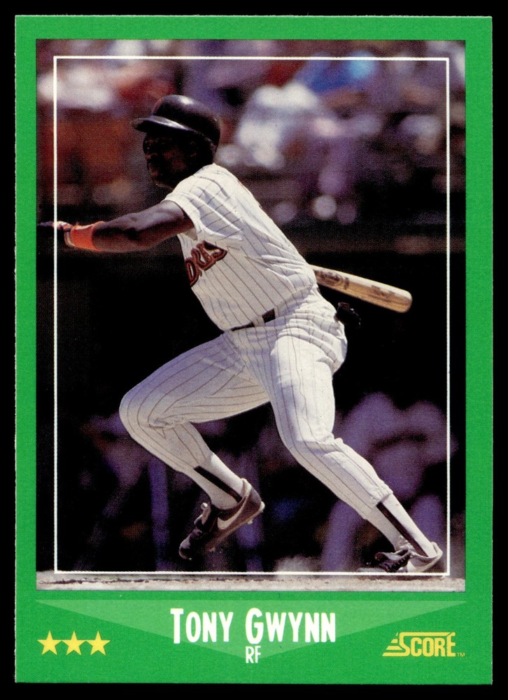 1988 Score Tony Gwynn #385 San Diego Padres